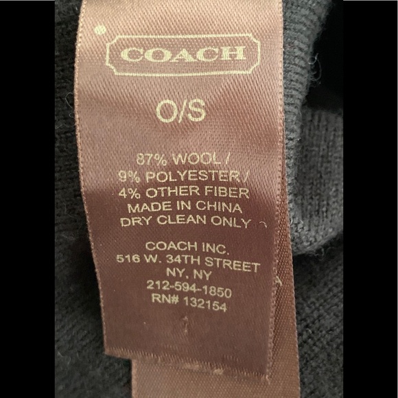 Coach Signature Shimmer Beanie Hat - Picture 2 of 5
